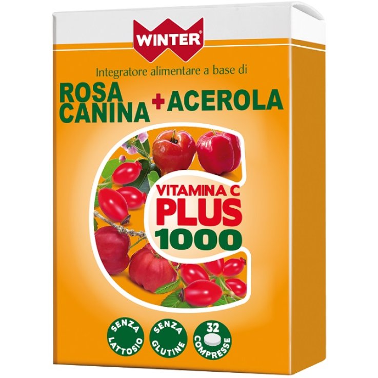 WINTER VITAMINA C PLUS 1000 ROSA CANINA + ACEROLA 32 COMPRESSE WINTER VITAMINA C PLUS 1000 ROSA CANINA + ACEROLA 32 COMPRESSE