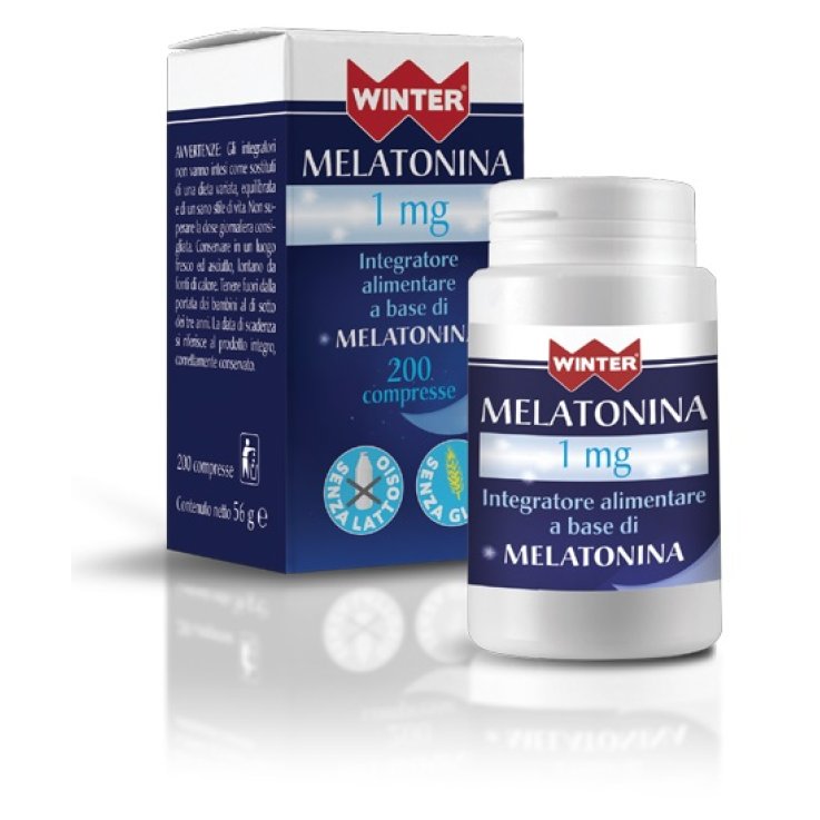 WINTER MELATONINA 1 MG 200 COMPRESSE WINTER MELATONINA 1 MG 200 COMPRESSE