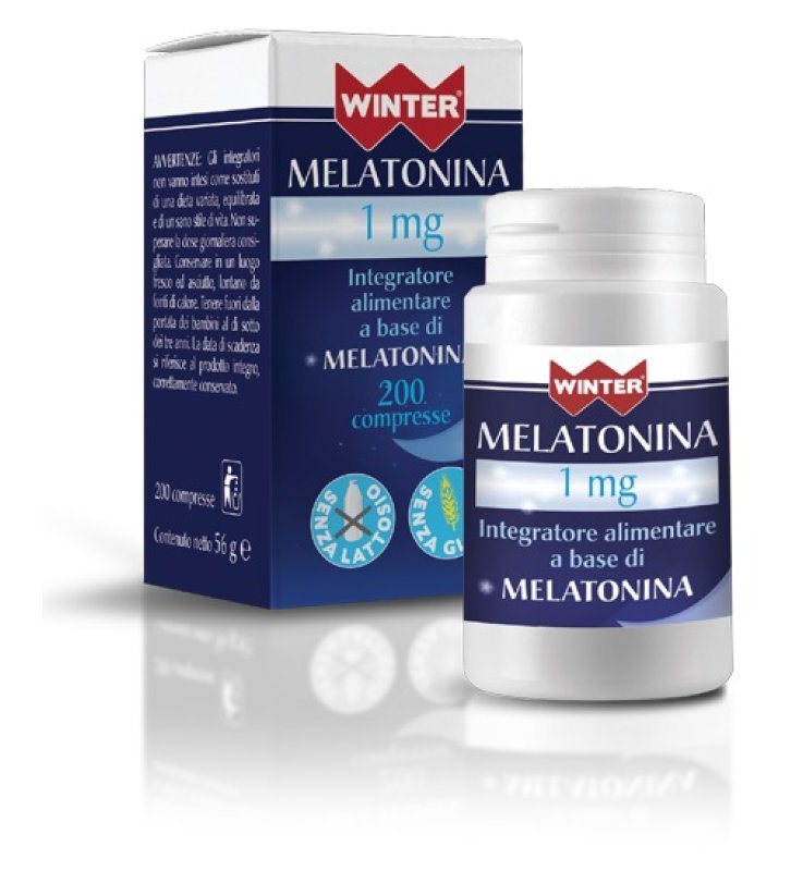 WINTER MELATONINA 1 MG 200 COMPRESSE WINTER MELATONINA 1 MG 200 COMPRESSE