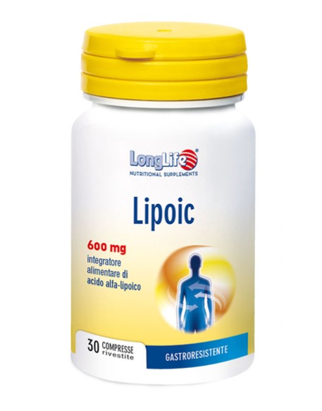 LONGLIFE LIPOIC 30CPS 600MG