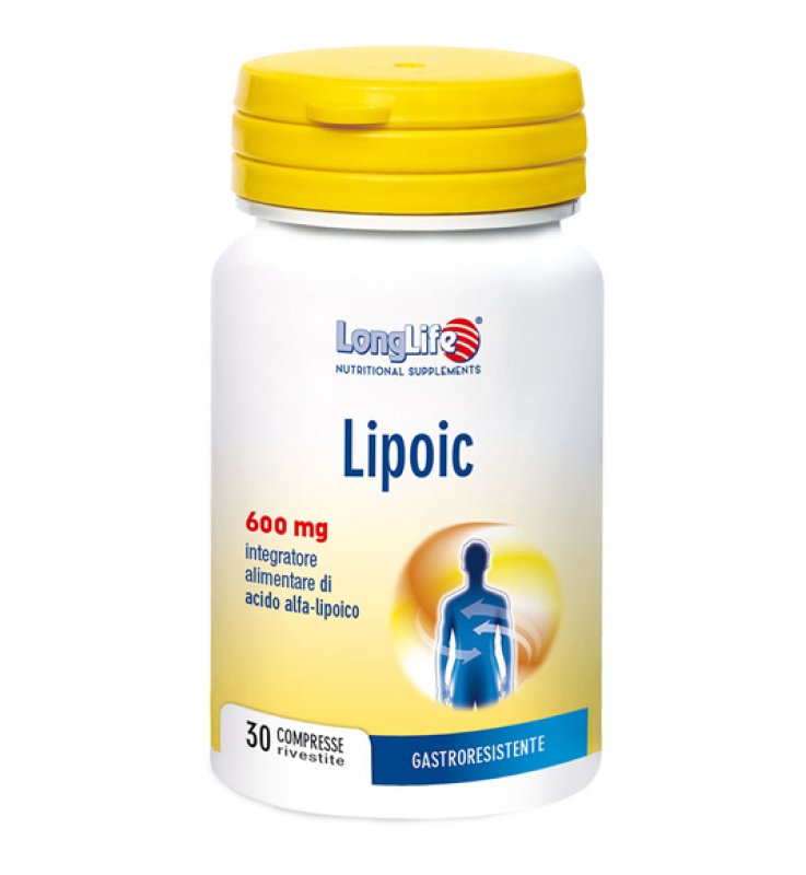 LONGLIFE LIPOIC 30CPS 600MG LONGLIFE LIPOIC 30CPS 600MG