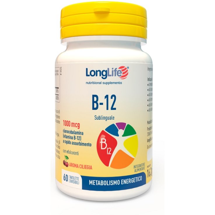 LONGLIFE B12 1000 MCG 60 COMPRESSE LONGLIFE B12 1000 MCG 60 COMPRESSE