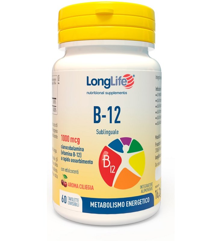 LONGLIFE B12 1000 MCG 60 COMPRESSE LONGLIFE B12 1000 MCG 60 COMPRESSE