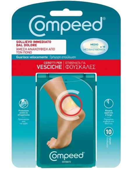 COMPEED CEROTTO VESCICHE MEDIO 10 PEZZI