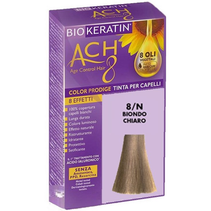 BIOKERATIN ACH8 COLOR PRODIGE 8/N BIONDO CHIARO BIOKERATIN ACH8 COLOR PRODIGE 8/N BIONDO CHIARO