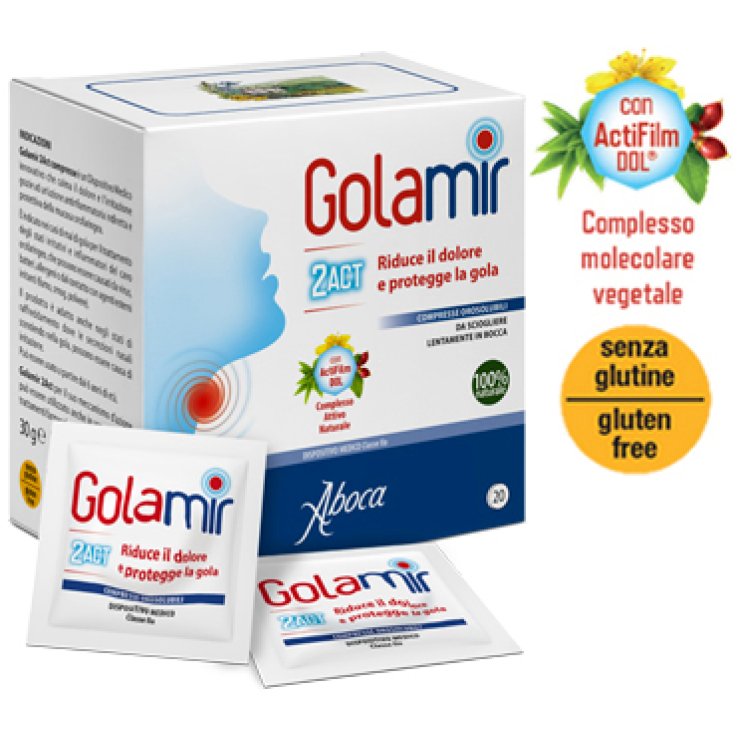 GOLAMIR 2ACT 20 COMPRESSE OROSOLUBILI DA 1,5 G GOLAMIR 2ACT 20 COMPRESSE OROSOLUBILI DA 1,5 G