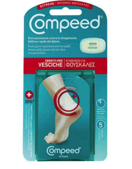 COMPEED CEROTTO PER VESCICHE TALLONE SPORT 5 PEZZI