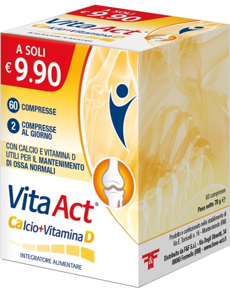 VITA ACT CALCIO+VIT D 60CPR