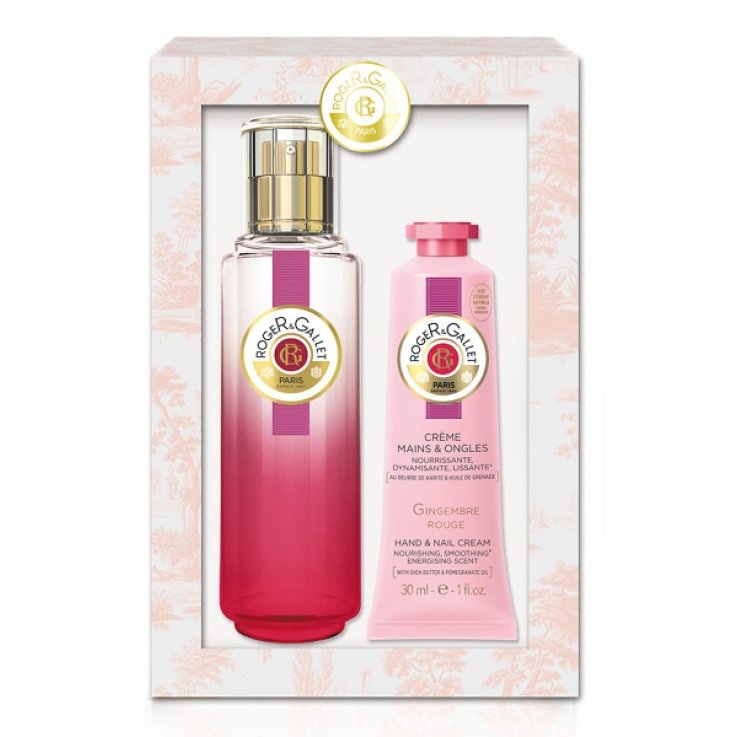 ROGER&GALLET MINI DUO GINGER ROUGE EAU DE TOILETTE 30 ML + HAND CREAM 30 ML ROGER&GALLET MINI DUO GINGER ROUGE EAU DE TOILETTE 30 ML + HAND CREAM 30 ML