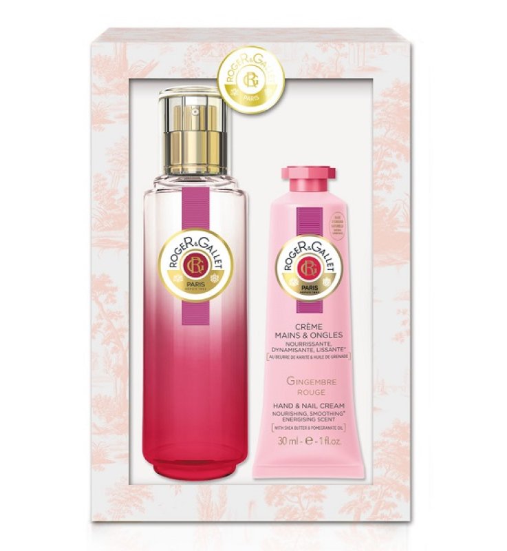 ROGER&GALLET MINI DUO GINGER ROUGE EAU DE TOILETTE 30 ML + HAND CREAM 30 ML