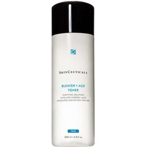 SkinCeuticals Blemish + Age Toner Tonico Esfoliante a base di Acido Salicilico, Glicolico e LHA 200 Ml