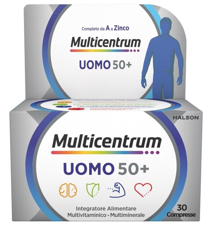 MULTICENTRUM UOMO 50+ 30 COMPRESSE