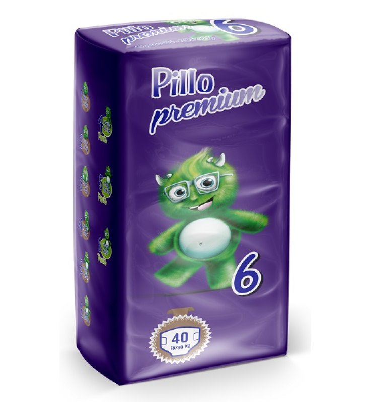 PILLO Prem.6 XL 16/30Kg 40pz