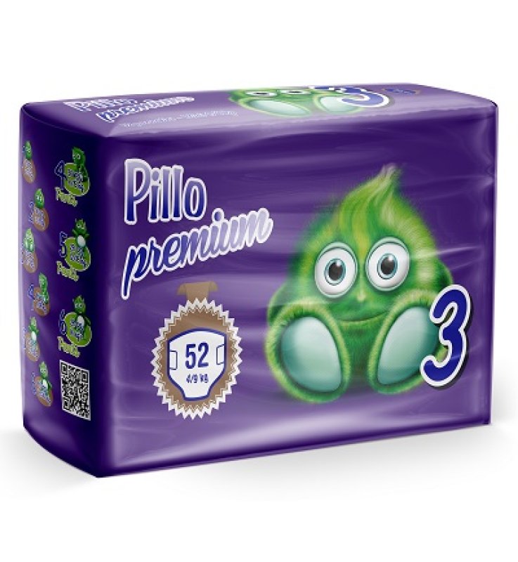 PILLO Prem.3 Midi 4/9Kg 52pz
