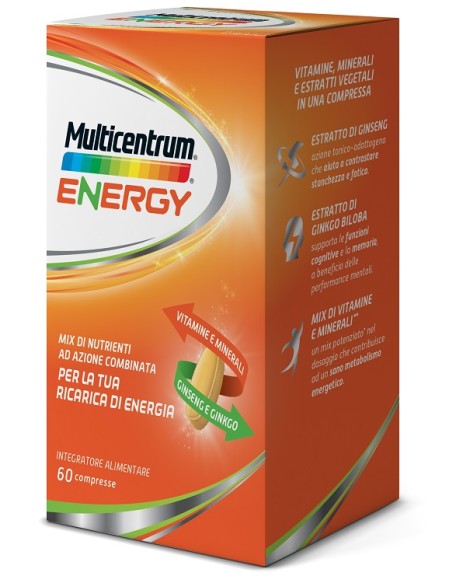 MULTICENTRUM MC ENERGY 60 COMPRESSE