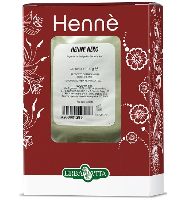 HENNE Color Cap.Nero 100g  EBV