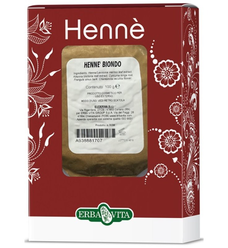 HENNE Color Cap.Biondo 100gEBV