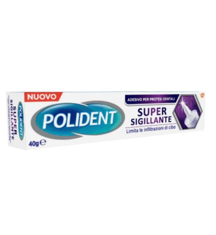 POLIDENT SUPER SIGILLANTE ADESIVO PROTESI DENTALE 40 G POLIDENT SUPER SIGILLANTE ADESIVO PROTESI DENTALE 40 G
