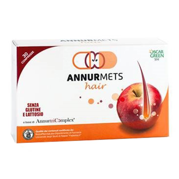ANNURMETS HAIR 510 MG 30 COMPRESSE ANNURMETS HAIR 510 MG 30 COMPRESSE