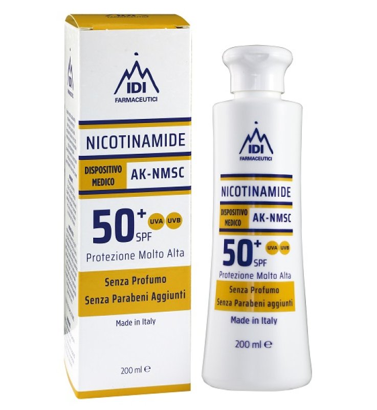 NICOTINAMIDE AK-NMSC 50+SPF PROTEZIONE MOLTO ALTA 200 ML