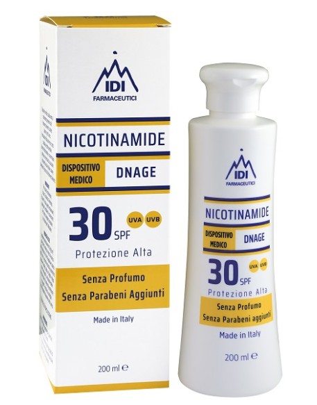 NICOTINAMIDE DNAGE 30SPF PROTEZIONE ALTA 200 ML