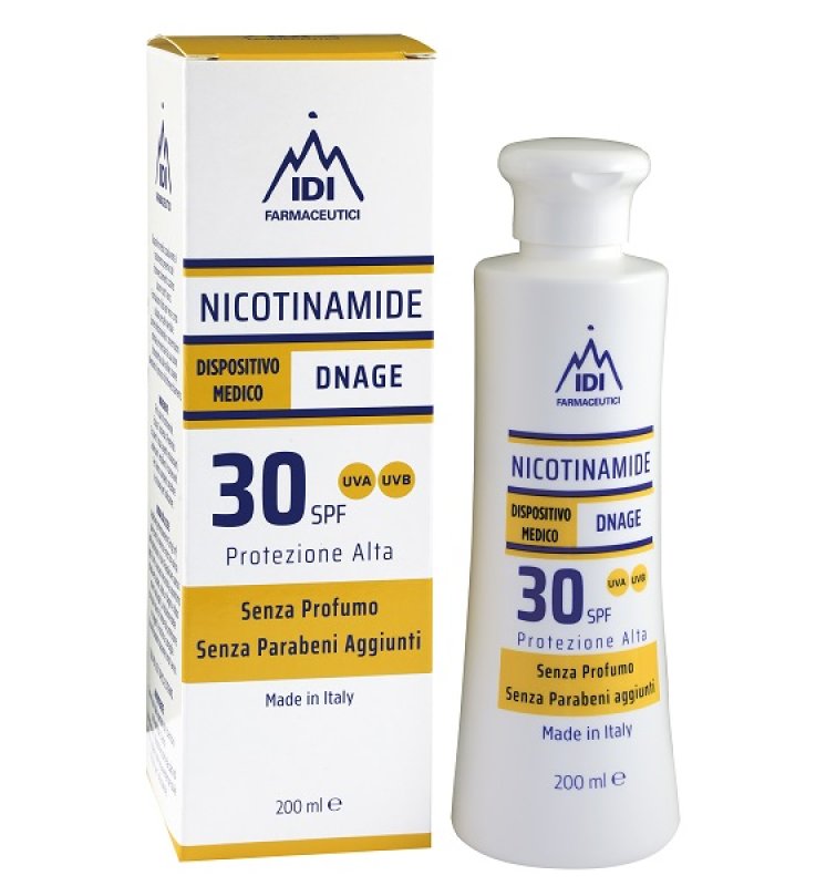 NICOTINAMIDE DNAGE 30SPF PROTEZIONE ALTA 200 ML