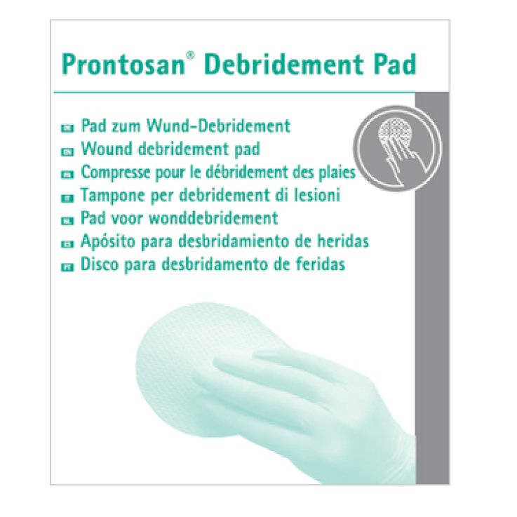 TAMPONE STERILE MONOUSO PRONTOSAN DEBRIDEMENT PAD IN POLIESTERE/POLIPROPILENE ASSORBENTE SPESSORE 3 MM SUPERFICIE 74,75CMQ MISURA 9X13 CM 3 PEZZI TAMPONE STERILE MONOUSO PRONTOSAN DEBRIDEMENT PAD IN POLIESTERE/POLIPROPILENE ASSORBENTE SPESSORE 3 MM SUPERFICIE 74,75CMQ MISURA 9X13 CM 3 PEZZI