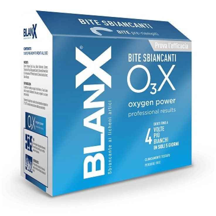 BLANX O3X BITE SBIANCANTI 10 PEZZI DA 0,4 G BLANX O3X BITE SBIANCANTI 10 PEZZI DA 0,4 G