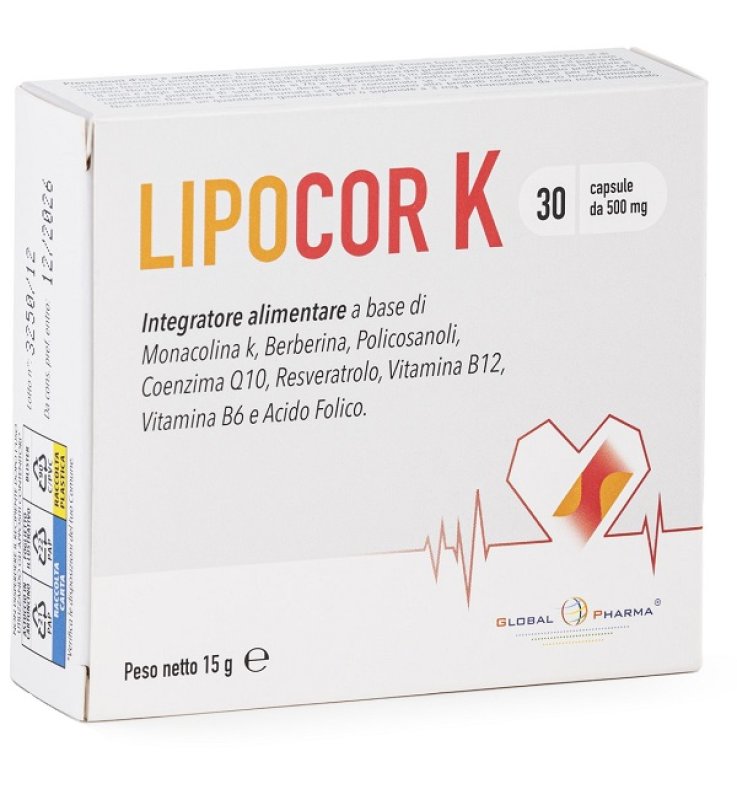 LIPOCOR K 30 Cps 500mg LIPOCOR K 30 Cps 500mg