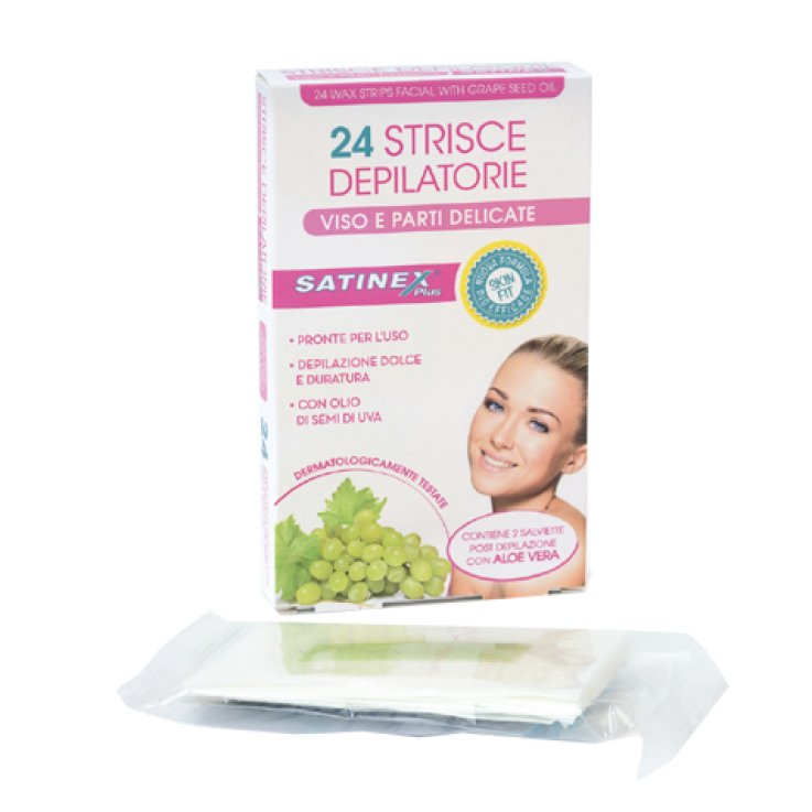 SATINEX STRISCE DEPIL VISO24PZ SATINEX STRISCE DEPIL VISO24PZ