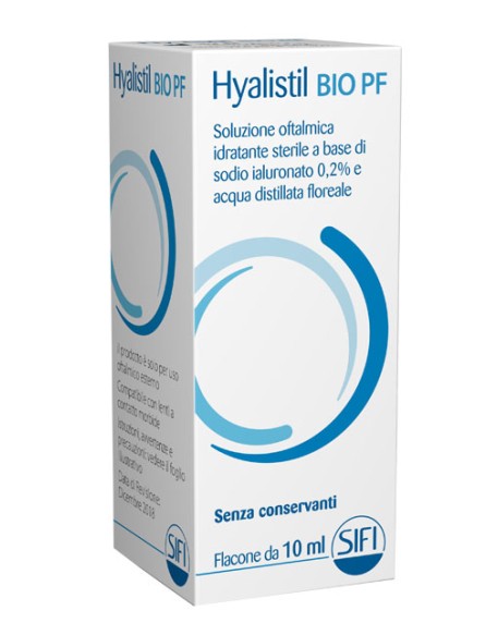 GOCCE OCULARI HA 0,2% E ACQUE DISTILLATE HYALISTIL BIO PF FRUTTI ROSSI 10 ML