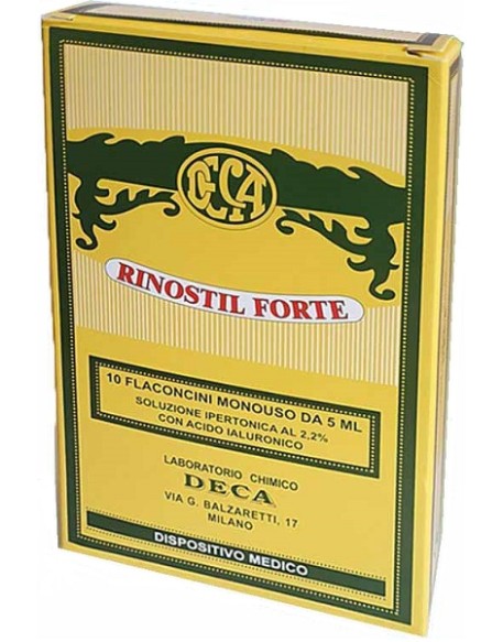 RINOSTIL FORTE SOLUZIONE IPERTONICA 10 FLACONCINI MONOUSO DA5 ML