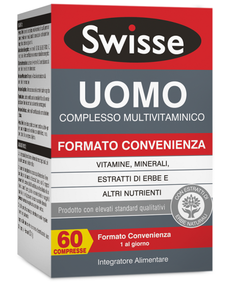 SWISSE UOMO MULTIVITAMIN 60CPR