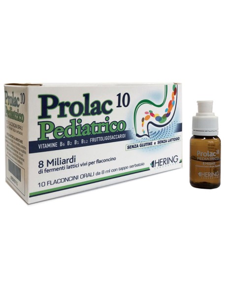 PROLAC10 PEDIATRICO FERMENTI LATTICI 10 FLACONCINI 8 ML