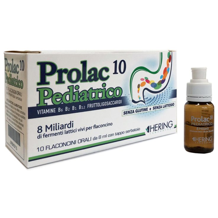 PROLAC10 PEDIATRICO FERMENTI LATTICI 10 FLACONCINI 8 ML PROLAC10 PEDIATRICO FERMENTI LATTICI 10 FLACONCINI 8 ML