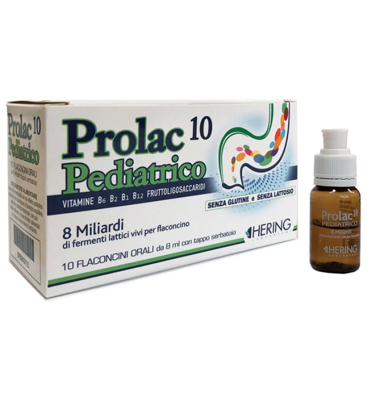PROLAC10 PEDIATRICO FERMENTI LATTICI 10 FLACONCINI 8 ML