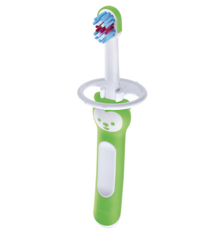 MAM SPAZ.BABYS BRUSH BOX NEUT 6M