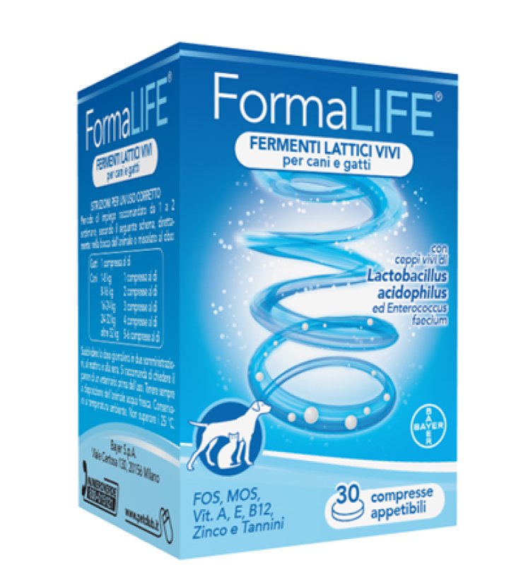 FORMALIFE FERMENTI LATTICI 30 COMPRESSE APPETIBILI 33 G