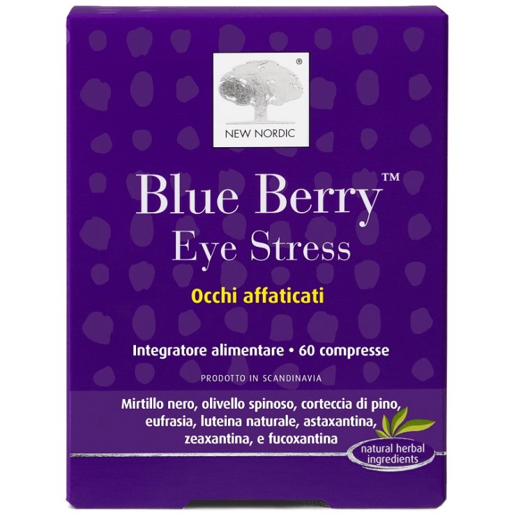 BLUE BERRY EYE STRESS OCCHI AFFATICATI 60 COMPRESSE BLUE BERRY EYE STRESS OCCHI AFFATICATI 60 COMPRESSE