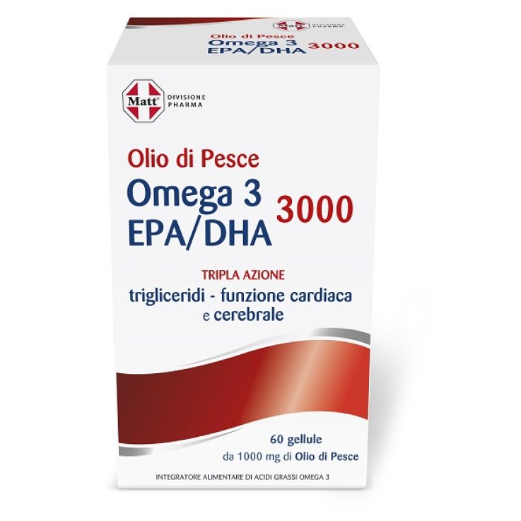 MATT PHARMA Olio Pesce 60Gell. MATT PHARMA Olio Pesce 60Gell.