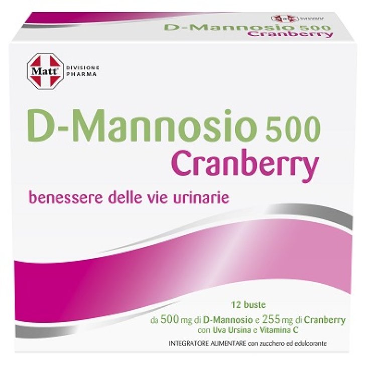 MATT PHARMA D-Mannosio 12Bust. MATT PHARMA D-Mannosio 12Bust.