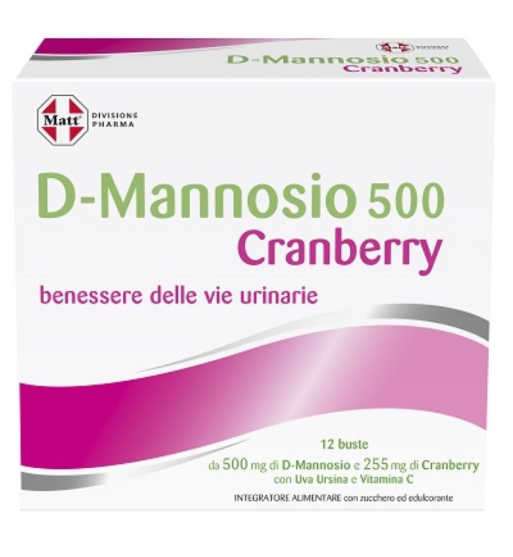 MATT PHARMA D-Mannosio 12Bust. MATT PHARMA D-Mannosio 12Bust.