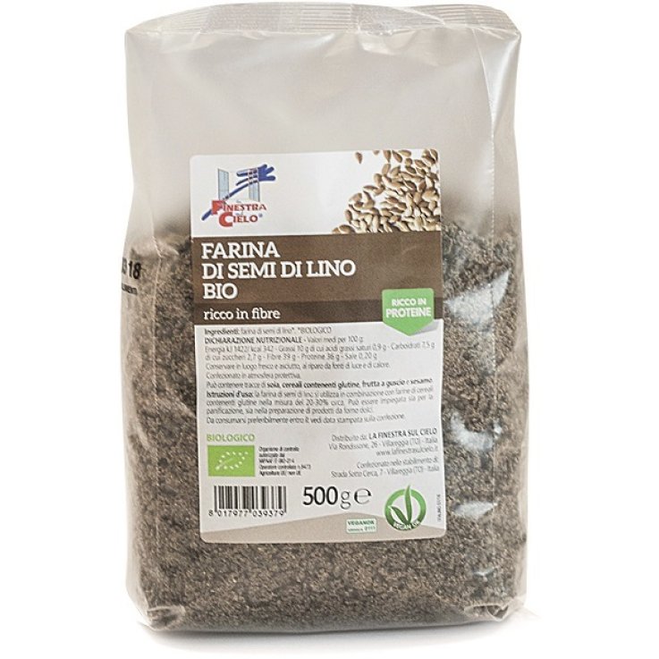 FARINA SEMI LINO BIO 500G FARINA SEMI LINO BIO 500G
