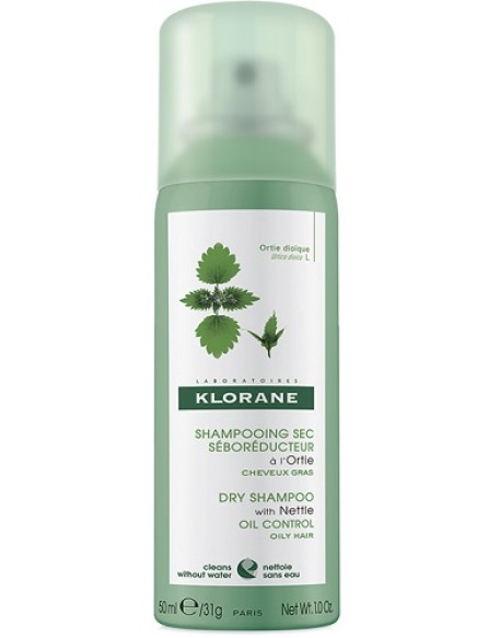 KLORANE SHAMPOO SECCO ORTICA TEINTE' 50 ML