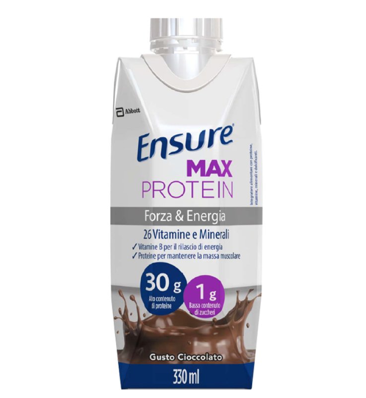 ENSURE MAX PROTEIN CIOCCOLATO 330 ML ENSURE MAX PROTEIN CIOCCOLATO 330 ML