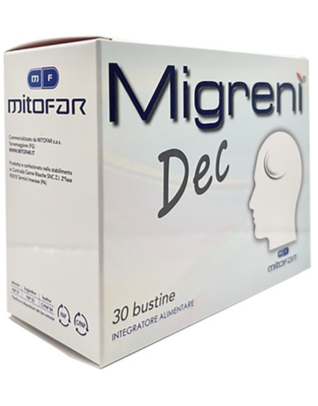 MIGRENI' DEC 30 BUSTE 90 G MIGRENI' DEC 30 BUSTE 90 G