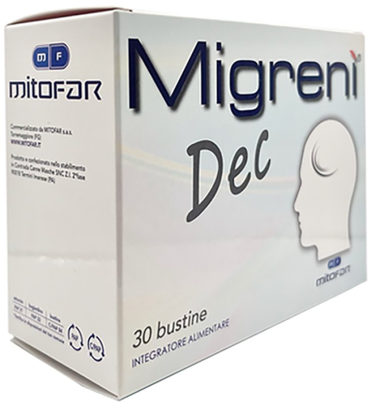 MIGRENI' DEC 30 BUSTE 90 G MIGRENI' DEC 30 BUSTE 90 G