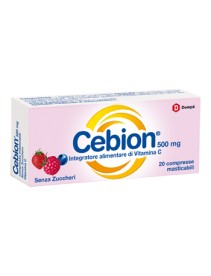 CEBION MASTICABILE SENZA ZUCCHERO VITAMINA C 500 MG 20 COMPRESSE