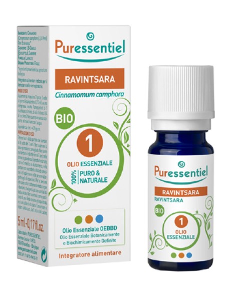 PURESSENTIEL RAVINTSARA OLIO ESSENZIALE BIO 5 ML