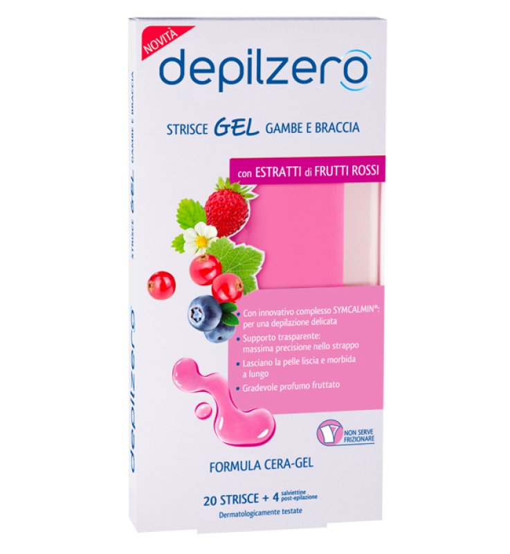 DEPILZERO STRISCE GEL GAMB BRA